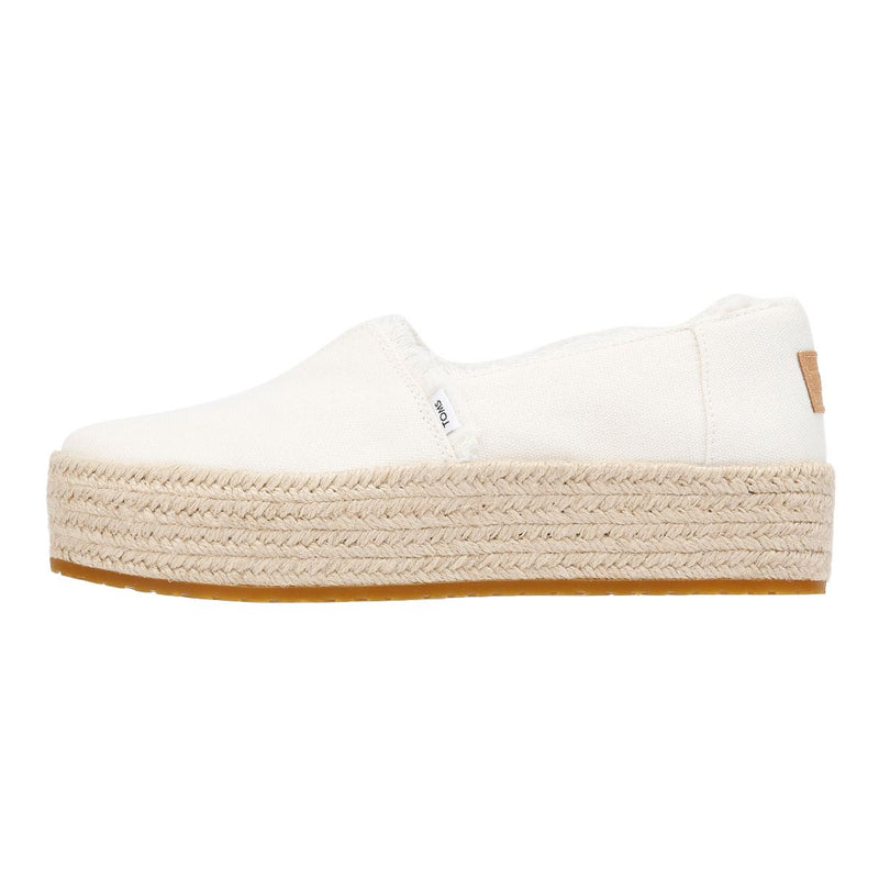 TOMS Valencia Canvas Women's White Espadrilles