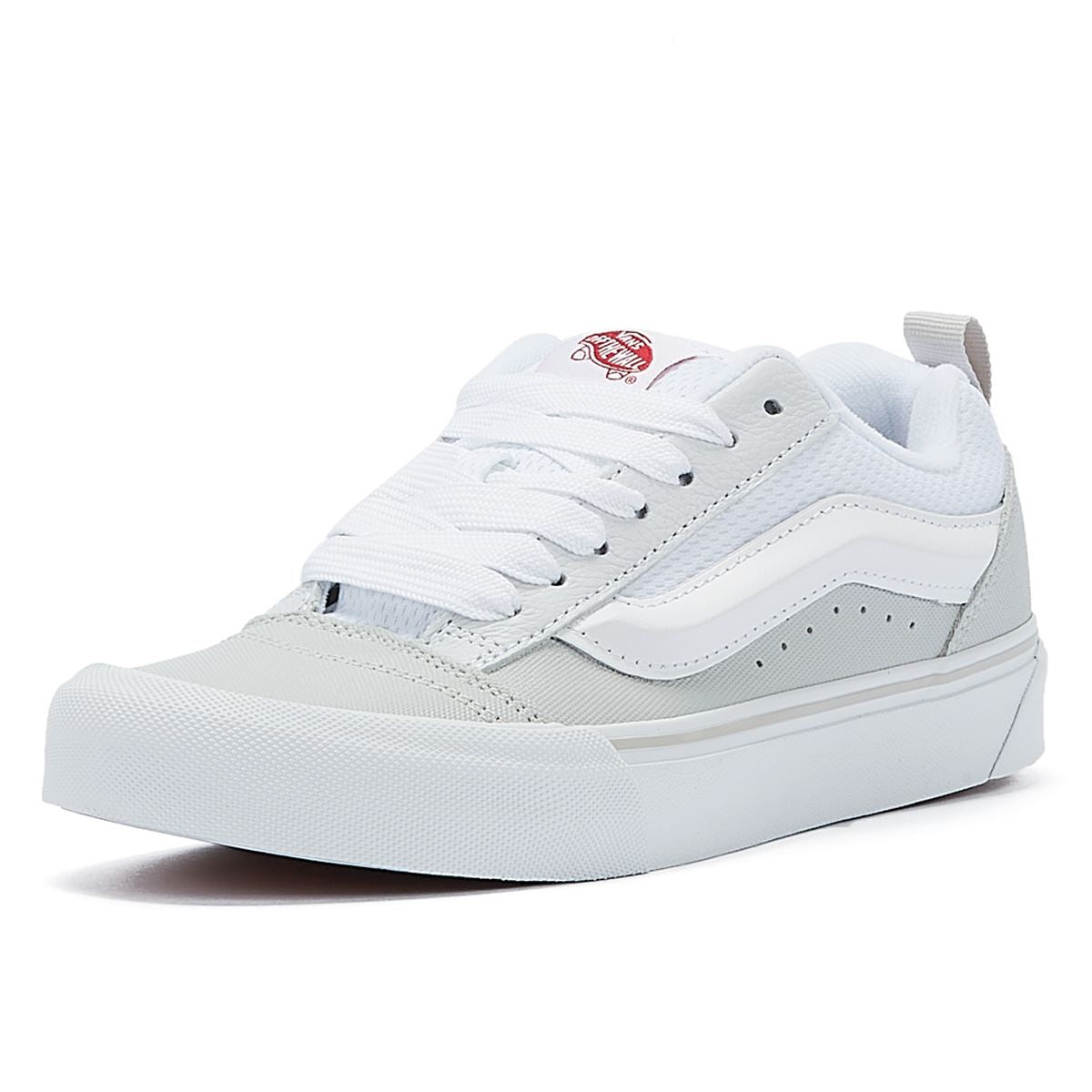 Vans KNU Skool Retro Skate White/Red Trainers