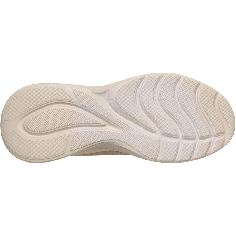 Skechers Bobs Squad Waves Current Look Textile Women's Taupe Trainers