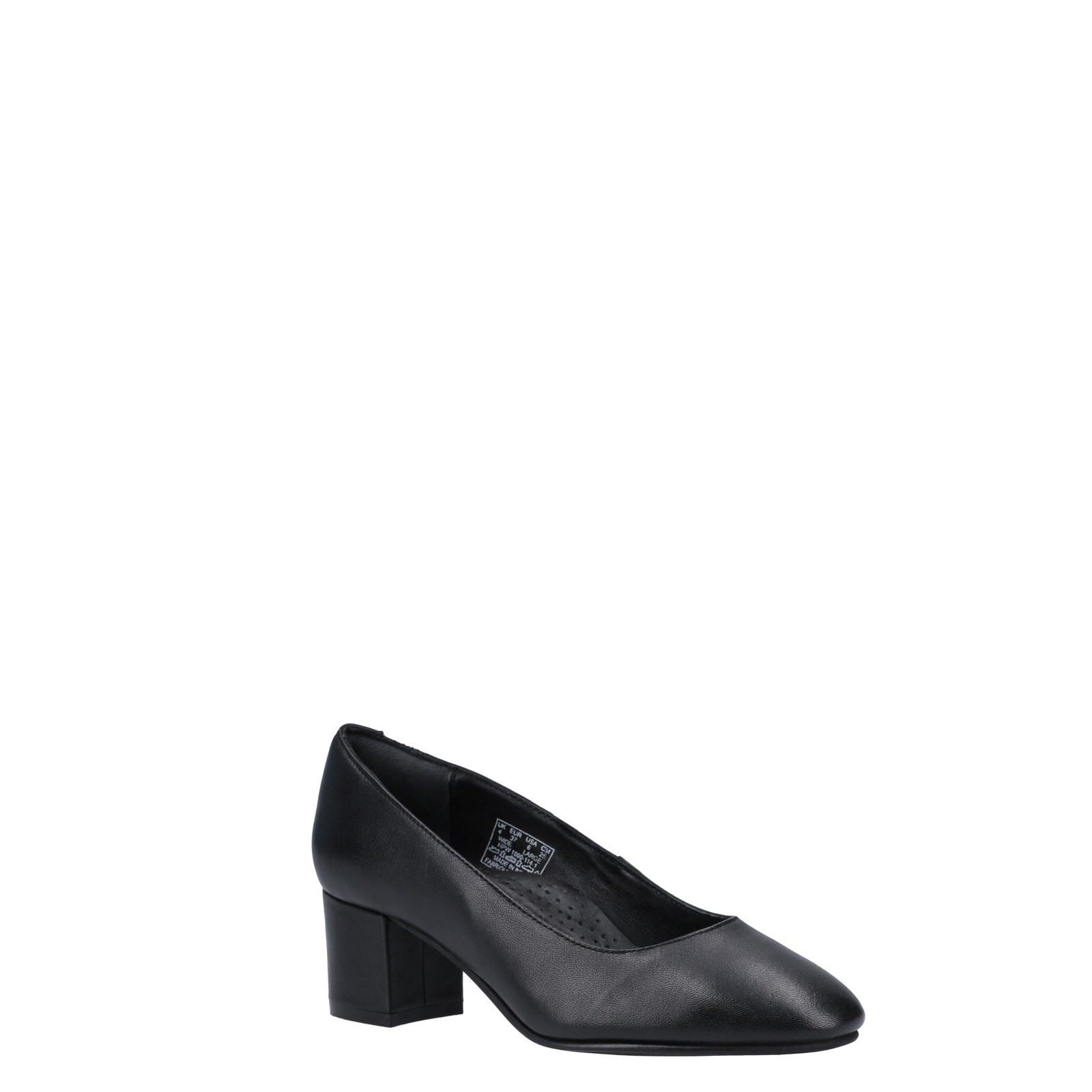 Hush Puppies Anna Leather Women's Black Heels