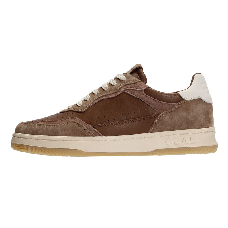 Clae Haywood Leather Men's Portabella Deep Taupe Trainers