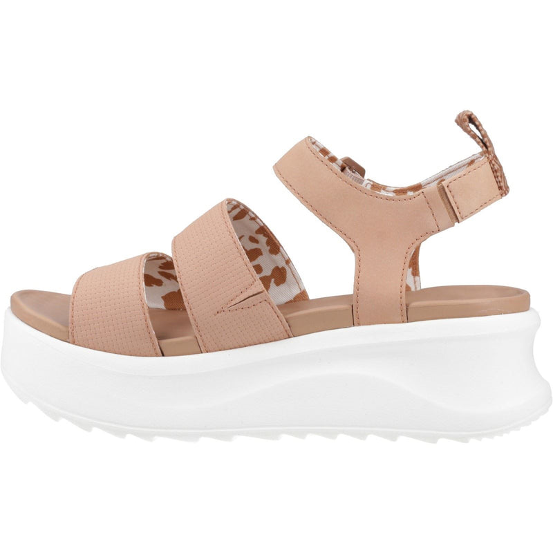 HEYDUDE Delray Buckle Classic Synthetic Women's Tan Sandals