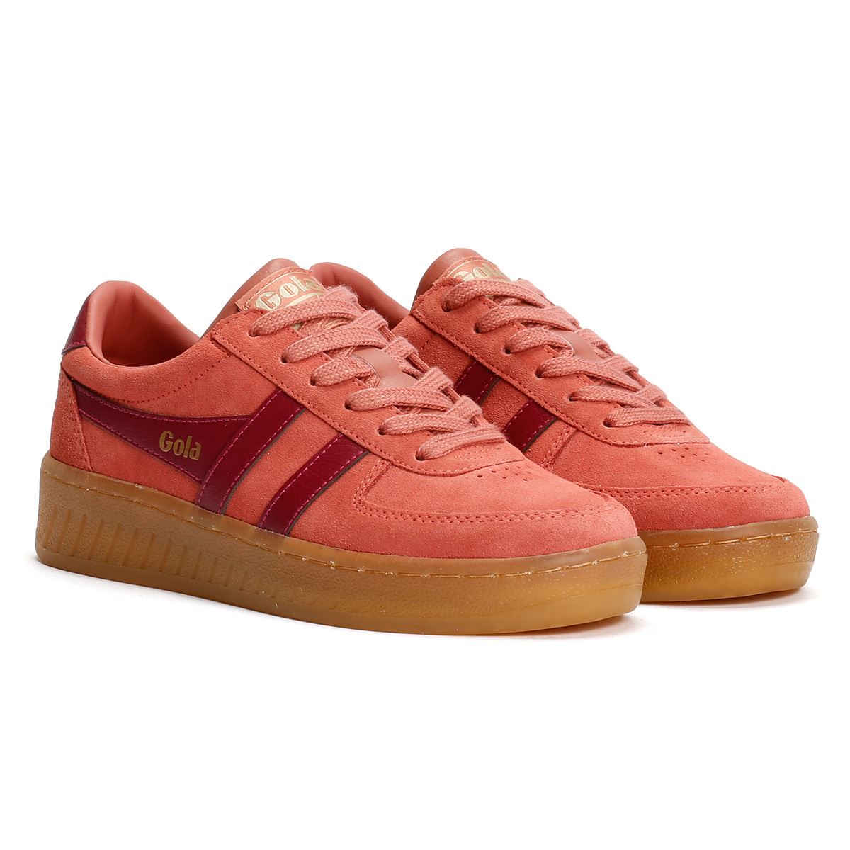 Gola Grandslam Suede Women's Clay/Cerise Trainers