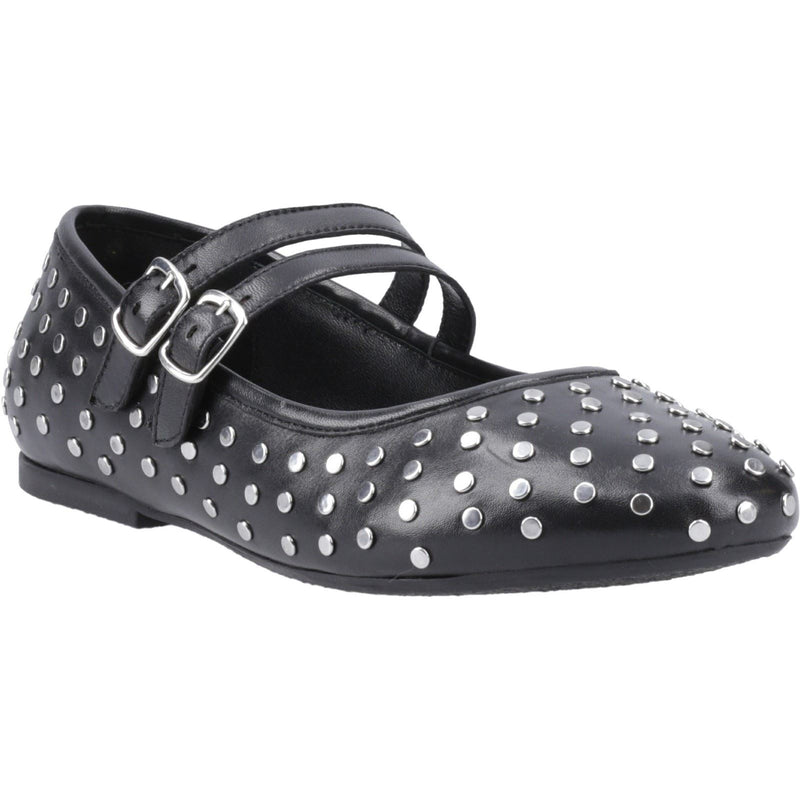 Hush Puppies Nixie Leather Women's Black Shoes