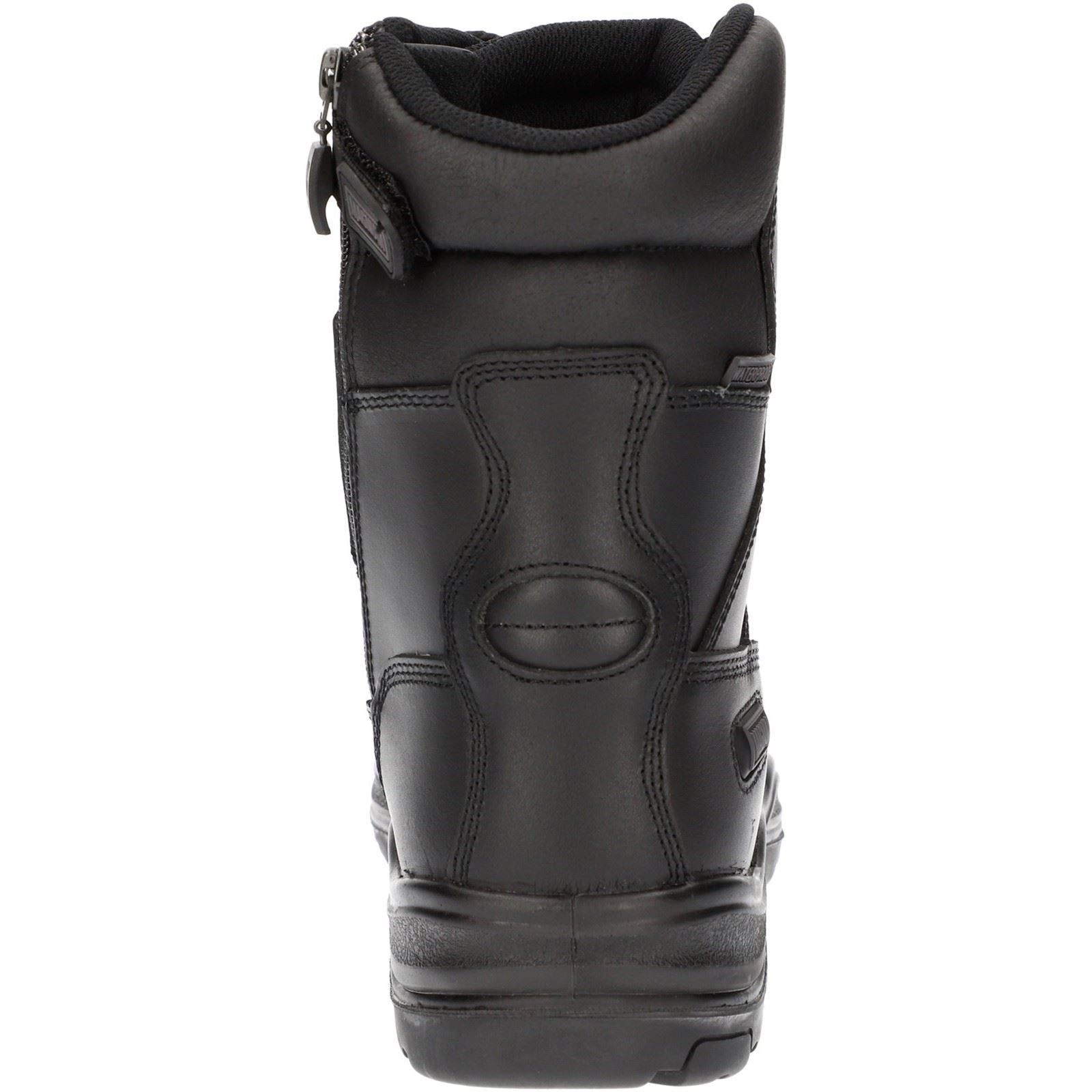 Magnum Rigmaster Side-Zip Leather Black Safety Boots