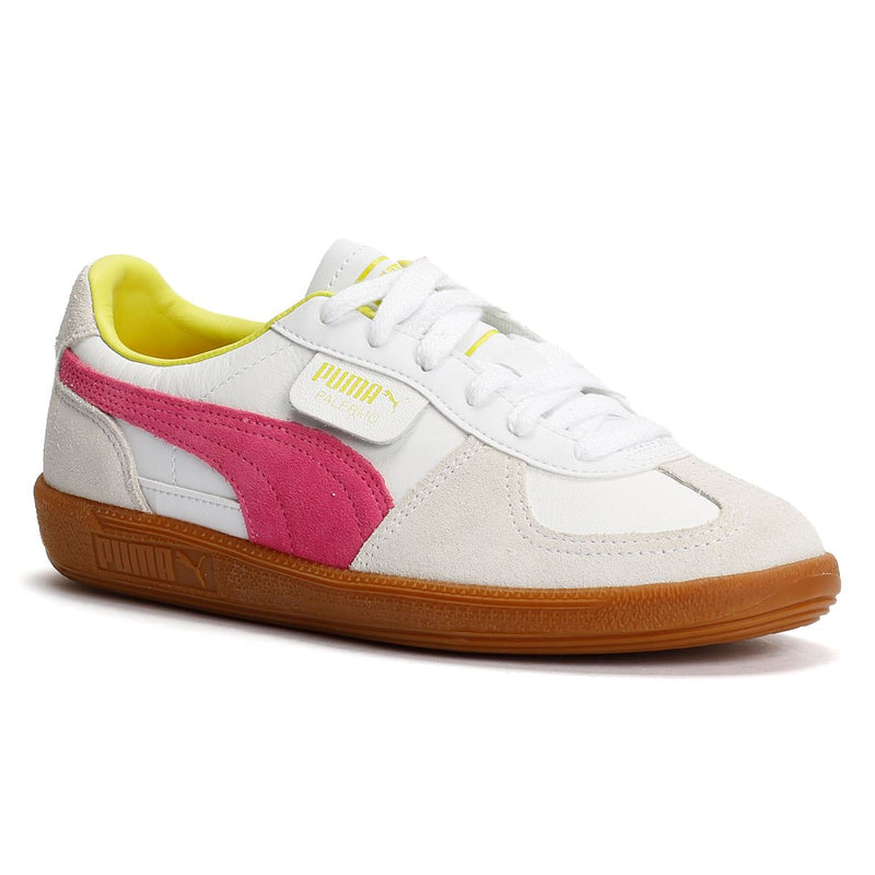 Puma Palermo Leather Women's White/Pink Trainers