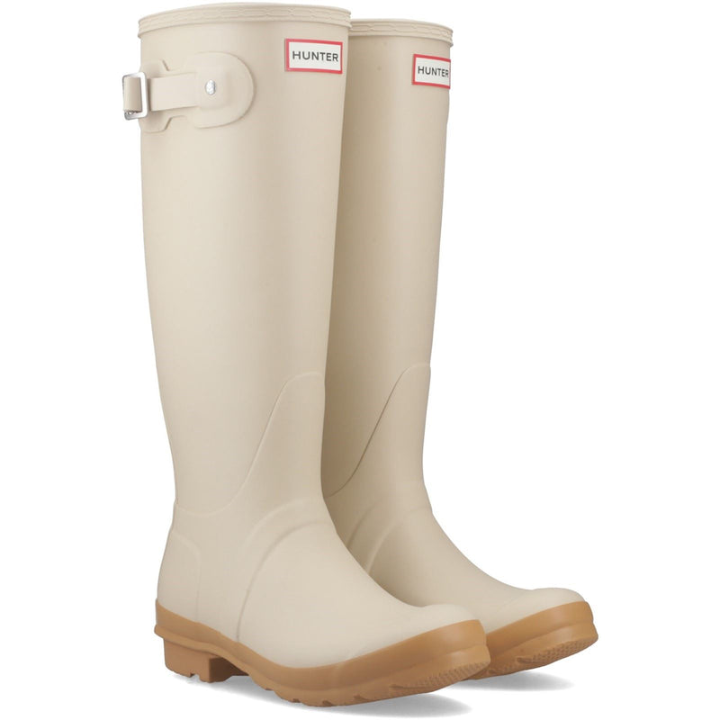 Hunter Original Tall Boot Rubber Women's Gravel/Biscuit Wellington Boots