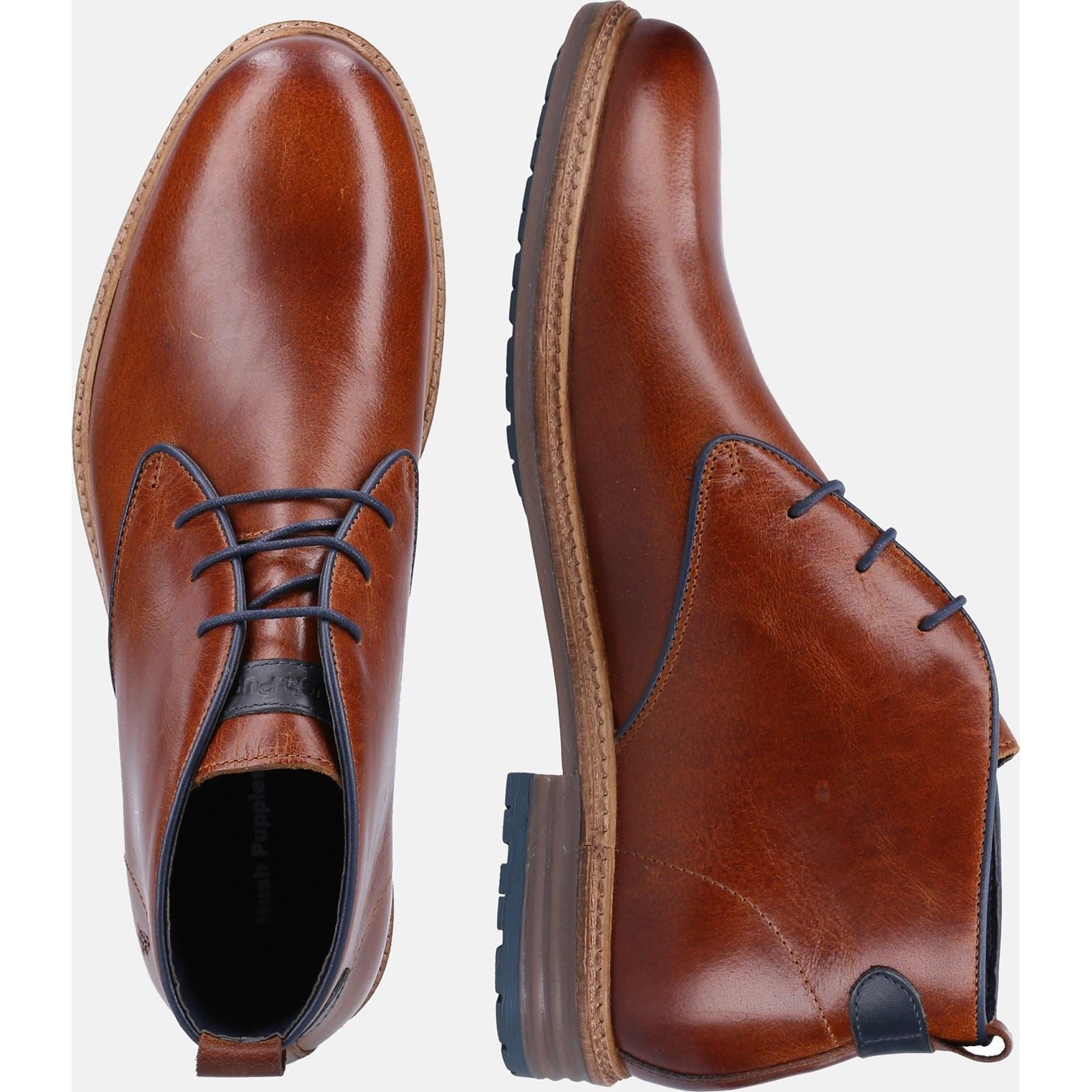 Hush Puppies Jonas Chukka Leather Men's Tan Boots