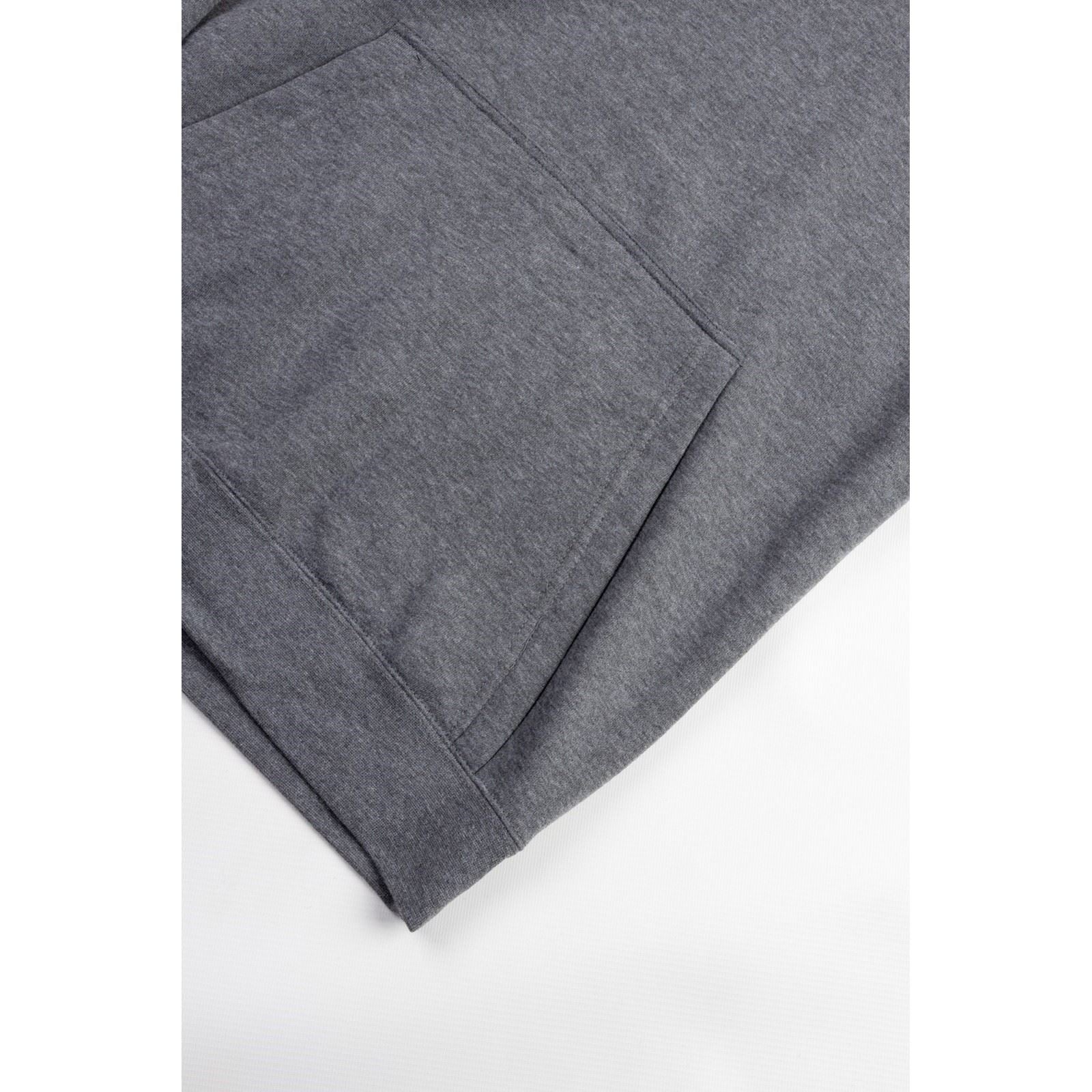 Caterpillar Essentials Synthetic Men's Grey Hooded Sweatshirt