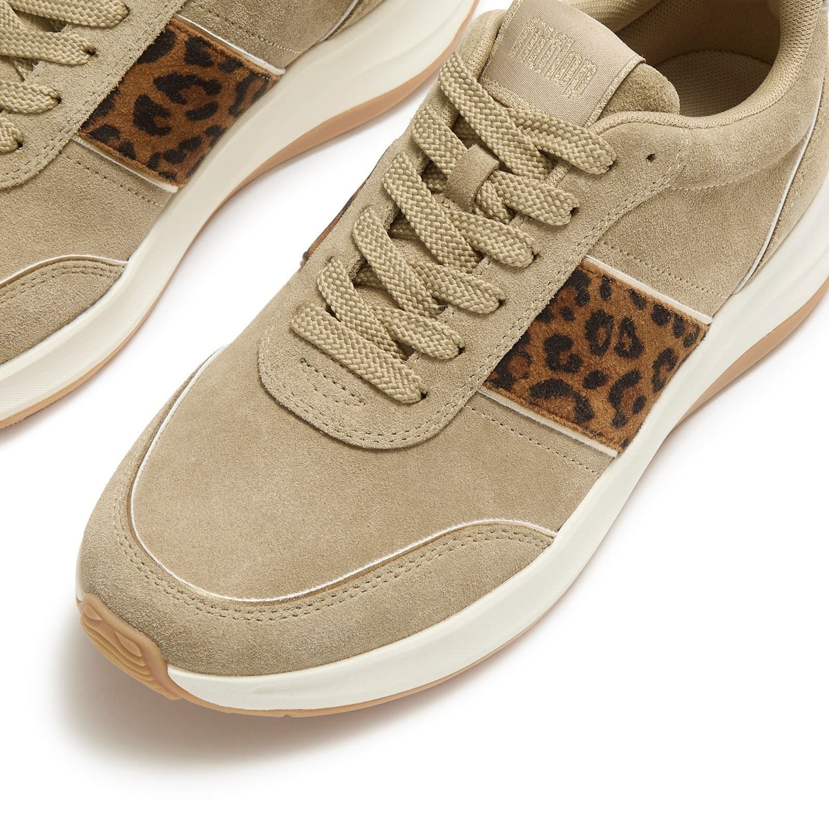 Fitflop F-Mode Flow Suede Women's Cappuccino Trainers
