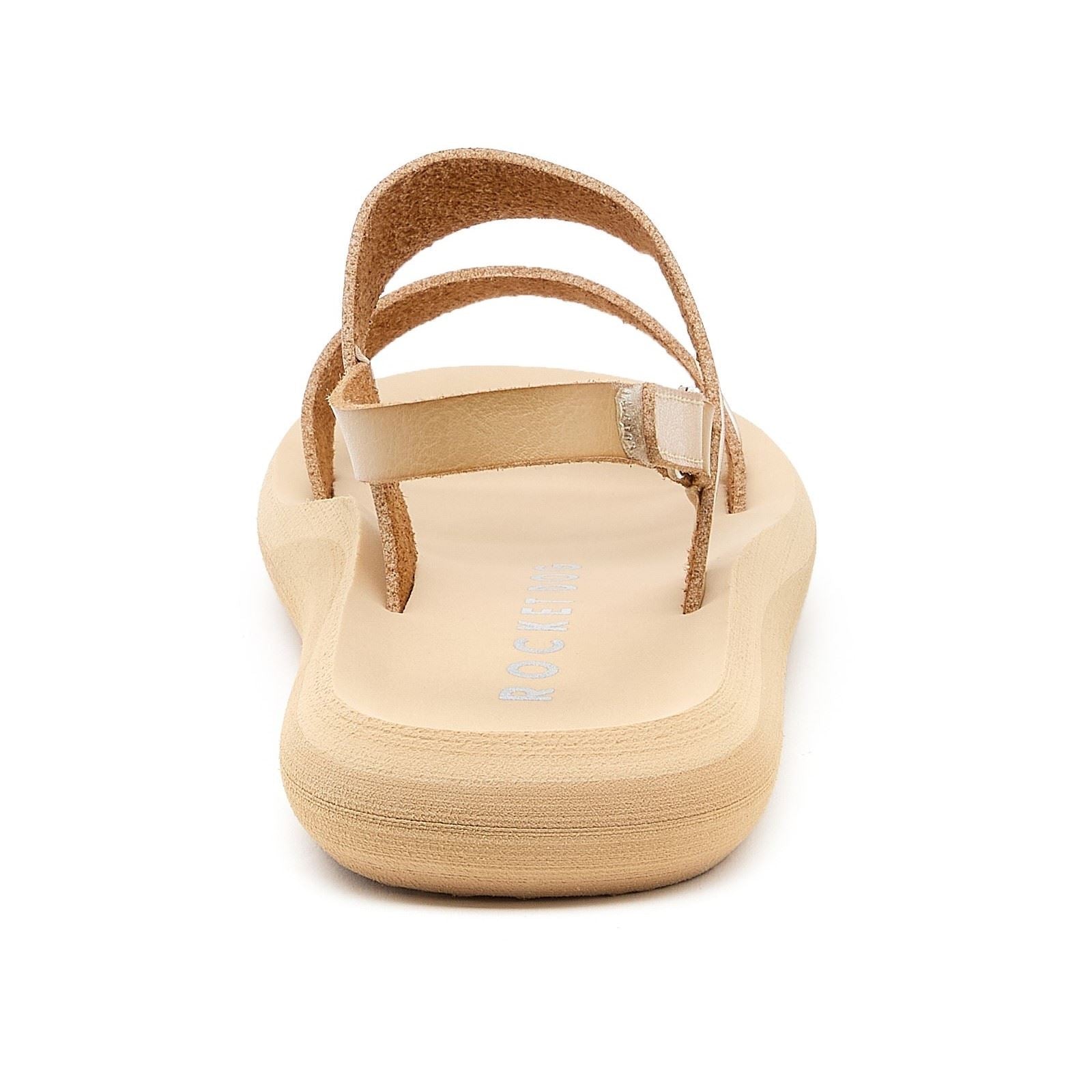 Rocket Dog Sunshine Textile Women's Camel Sandals