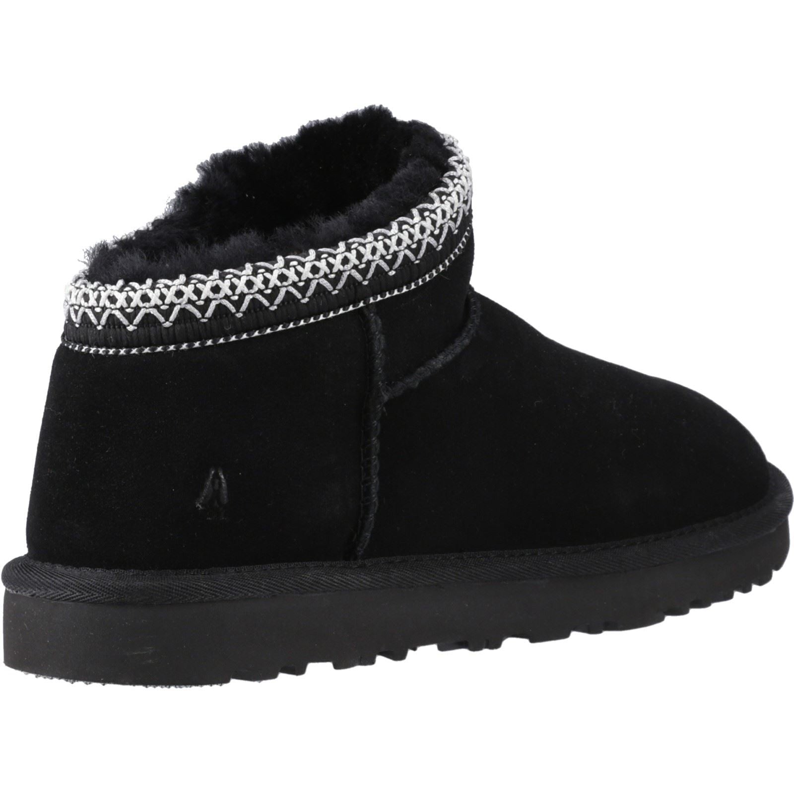 Hush Puppies Sloane Suede Women's Black Slippers