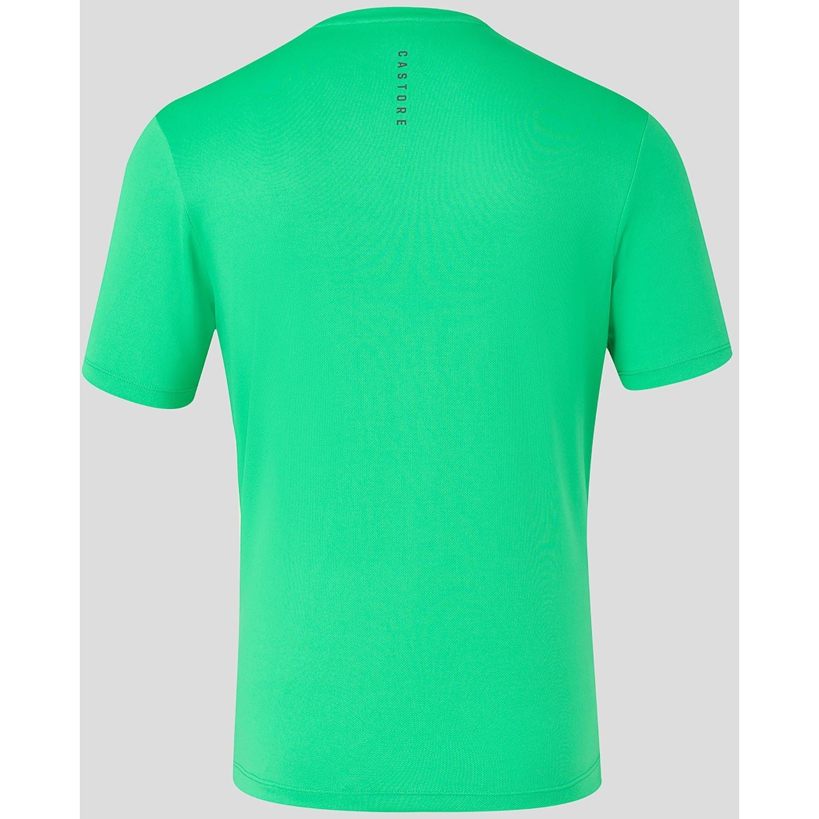 Castore Short Sleeve Polyester Men's Green Activewear T-Shirts