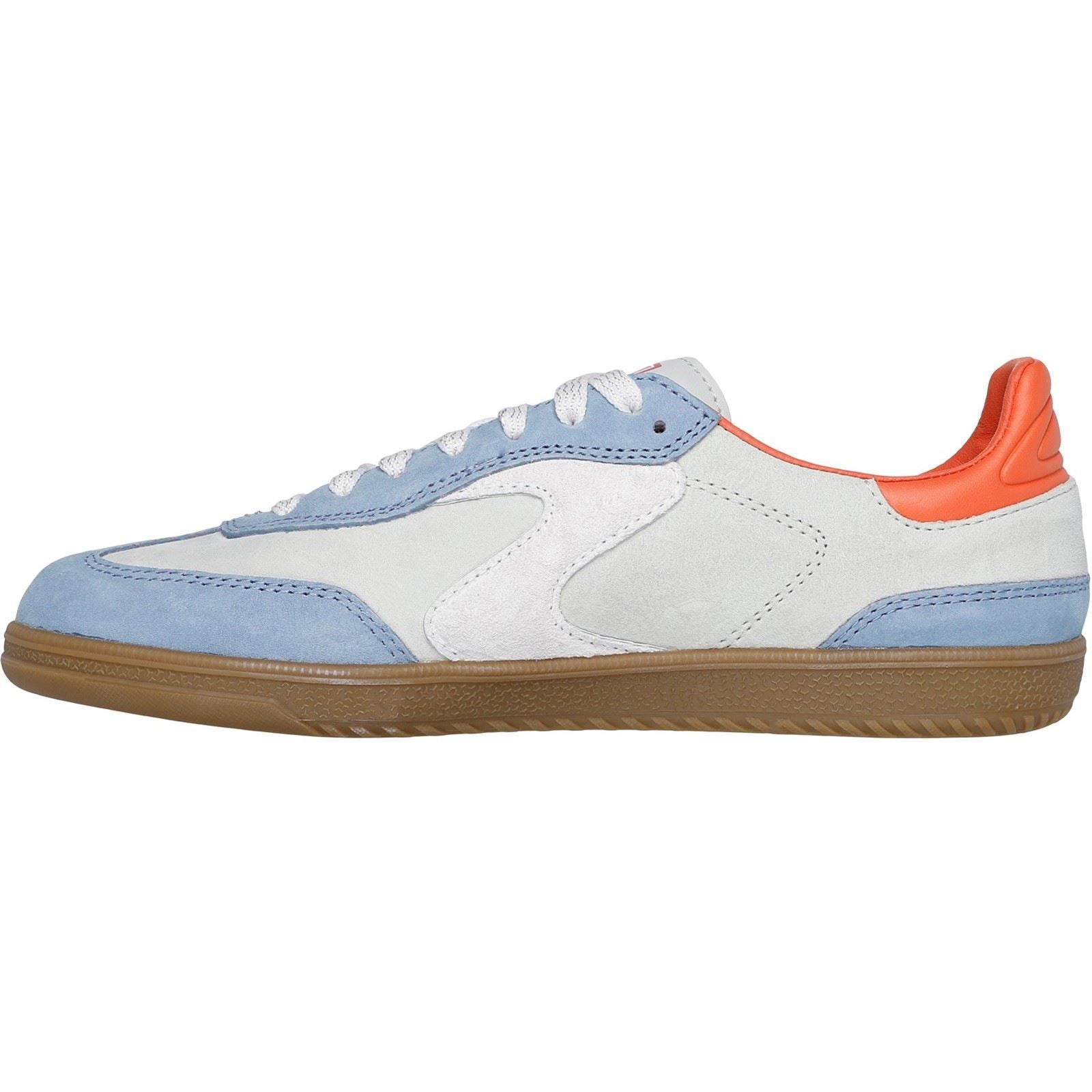 Skechers Hotshot For The Win Leather Women's Light Blue/Multi Trainers