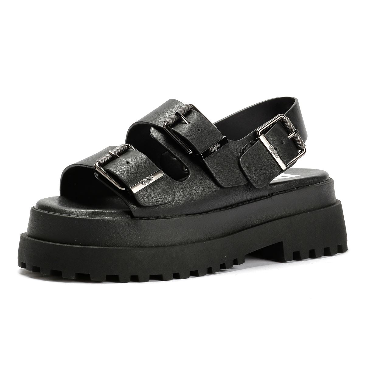 Buffalo Pluto Ari Women's Black Sandals