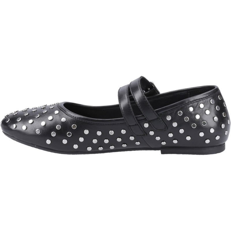 Hush Puppies Nixie Leather Women's Black Shoes