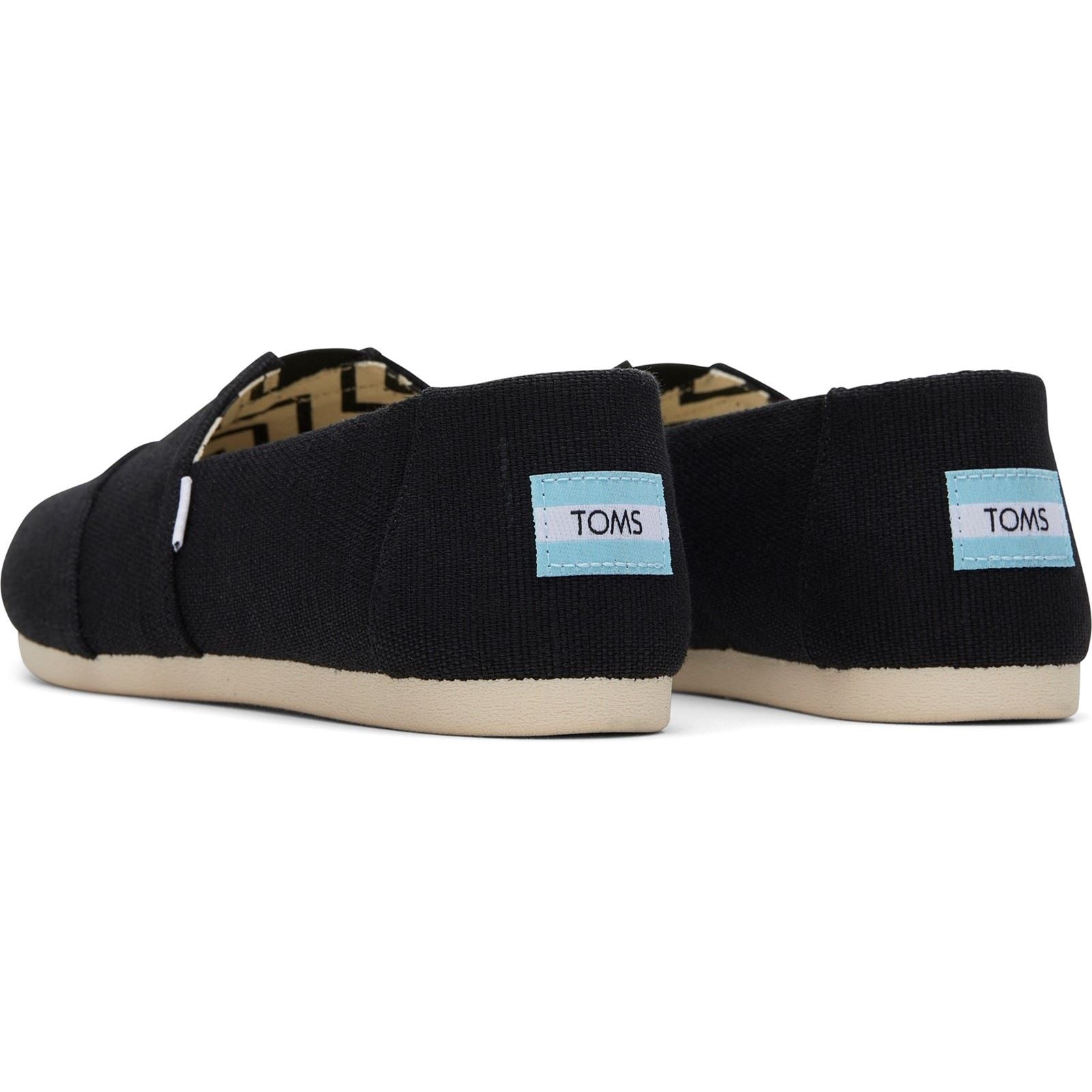 TOMS Alpargata Cotton Women's Black Espadrilles