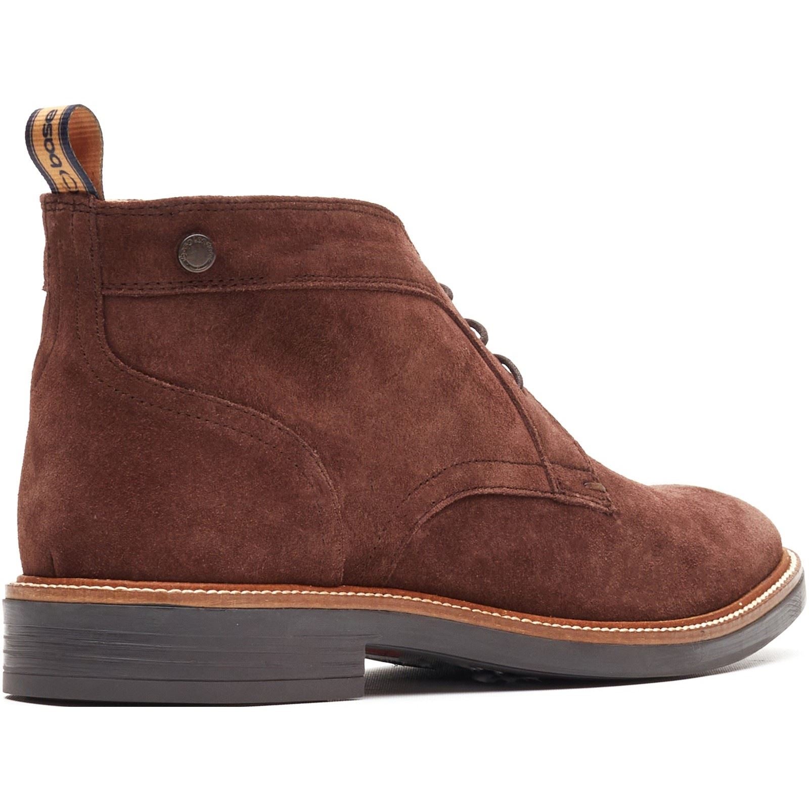 Base London Lincoln Chukka Leather Men's Brown Boots