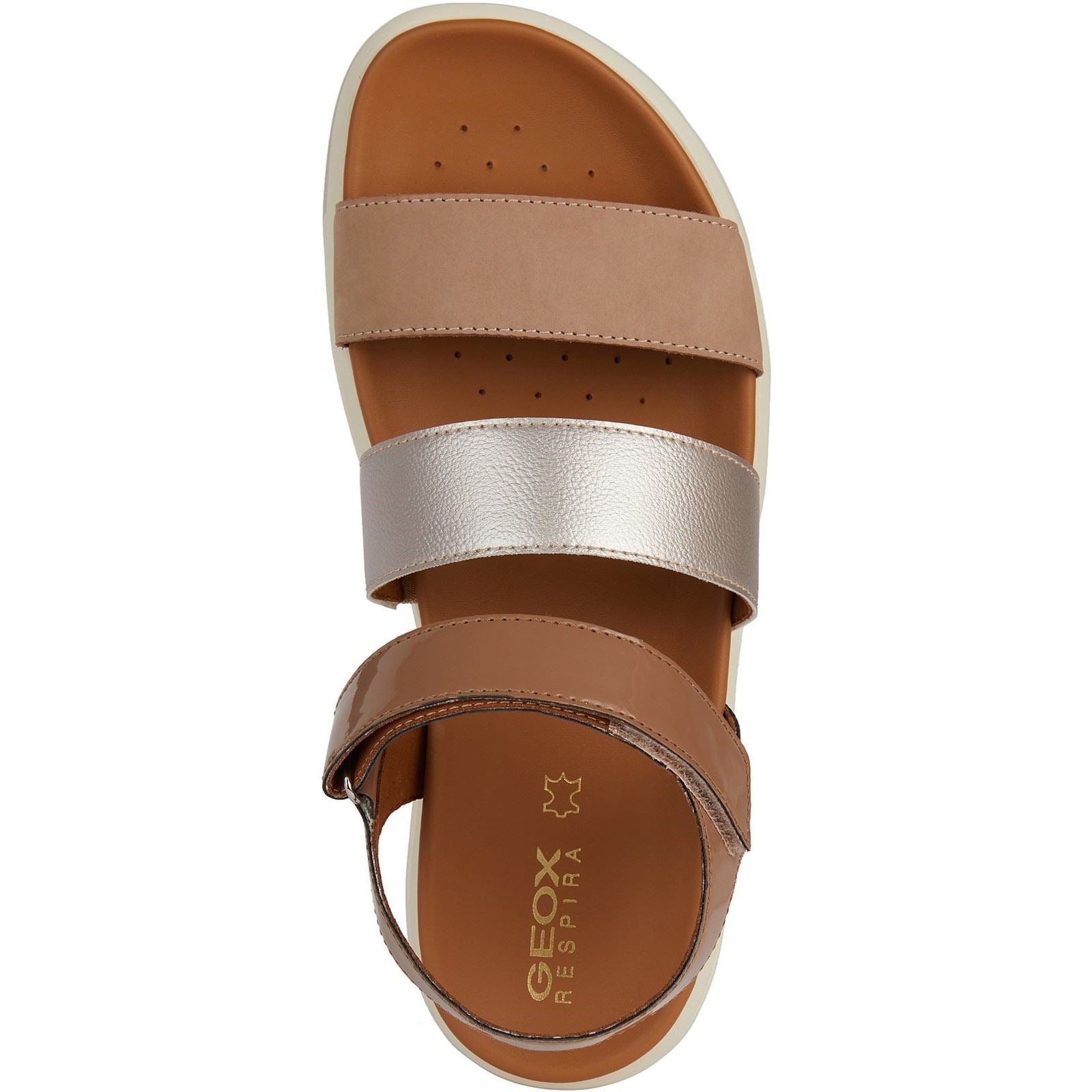 Geox D Xand 2.1S B Synthetic Women's Nude Sandals