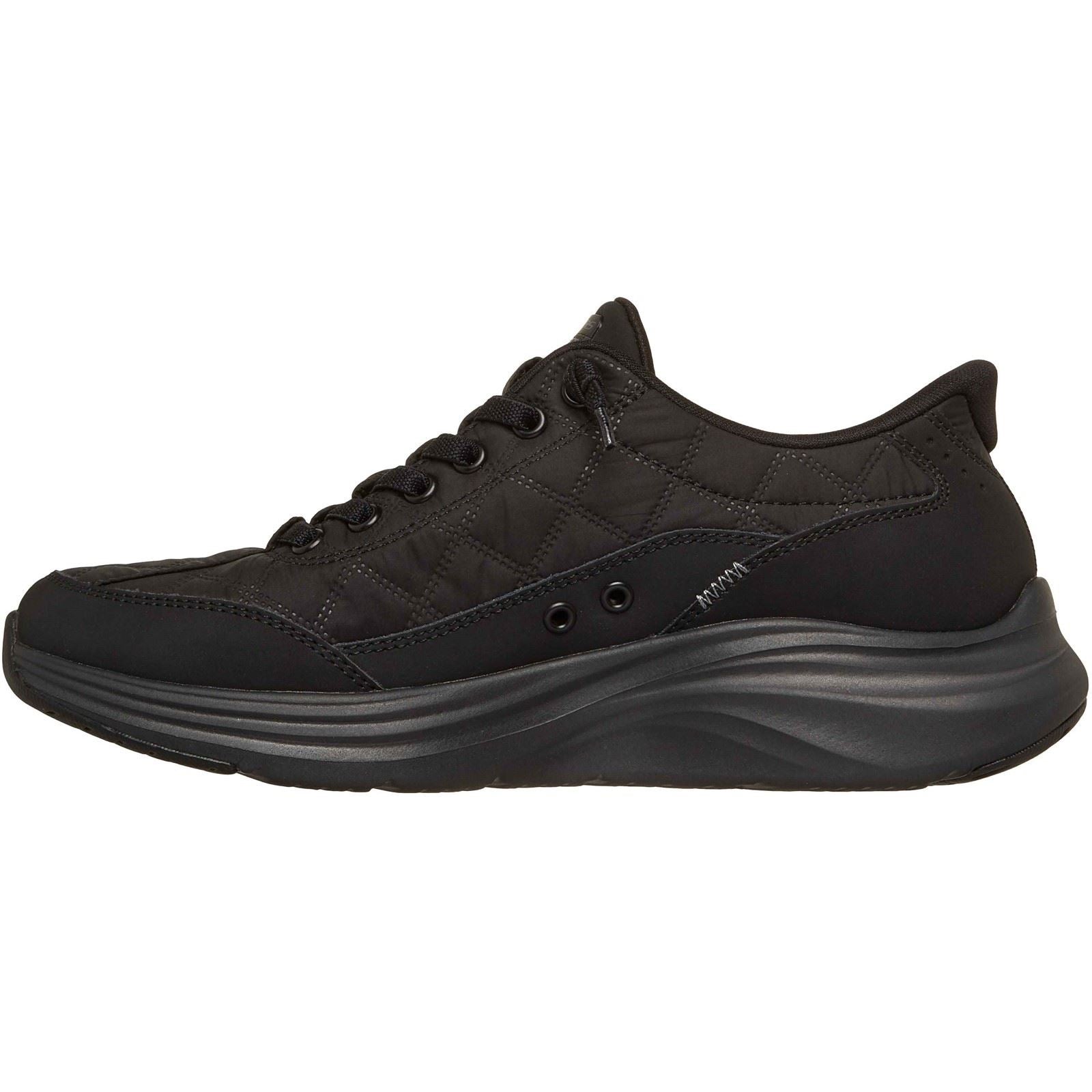Skechers Contour Foam Cozy Fit Textile Women's Black Standard Trainers