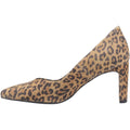 Hush Puppies Olivia Suede Women's Leopard Round Court Shoes