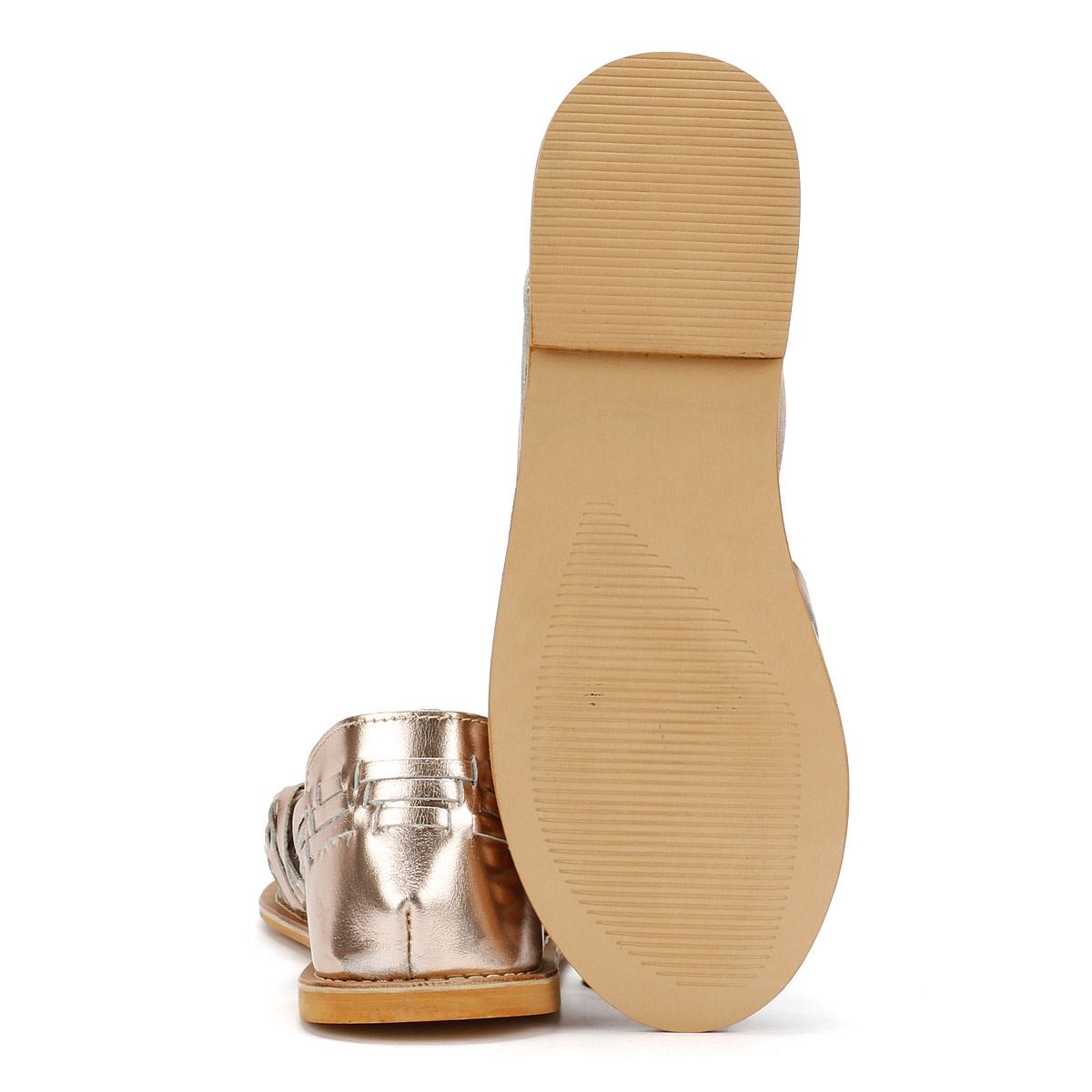 Tower London Hurache Leather Women's Gold Metallic Shoes