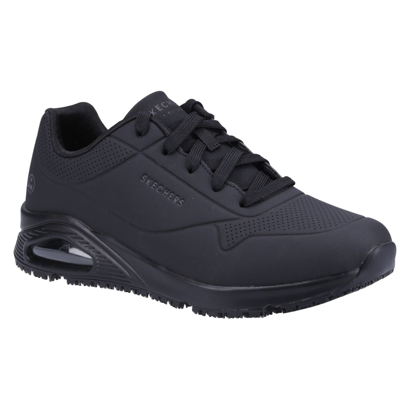 Skechers Workwear Work Relaxed Fit: Uno SR - Sutal Men's Black Safety Trainers