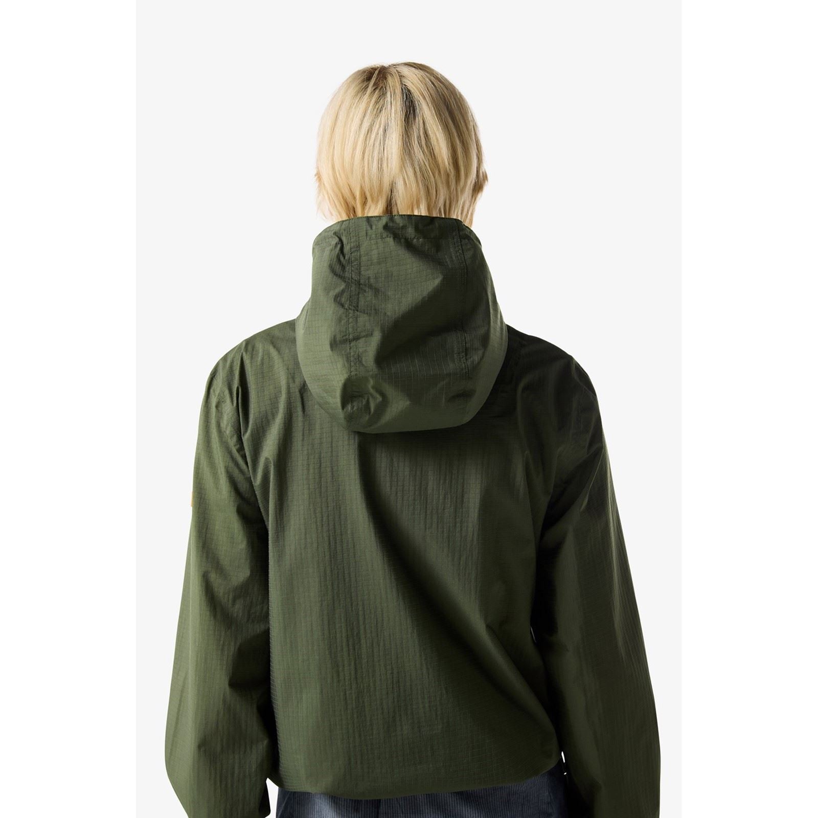 Hunter Hunter Packable Rain Unisex Adults Green Rain Jacket