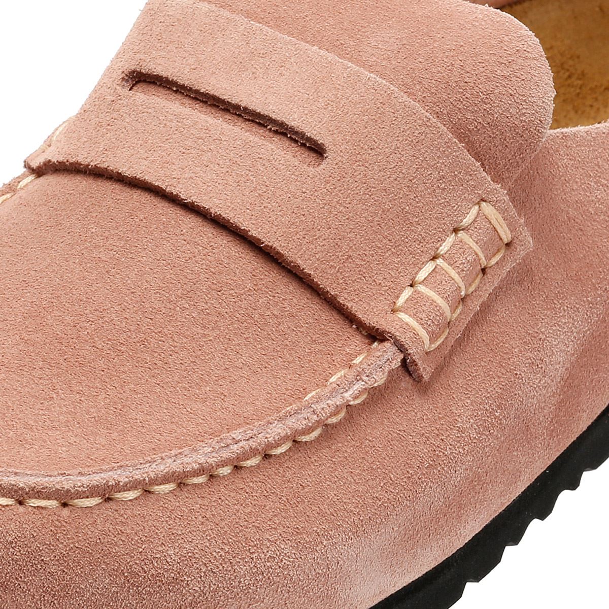 Birkenstock Naples Suede Women's Pink Clay Regular Clogs