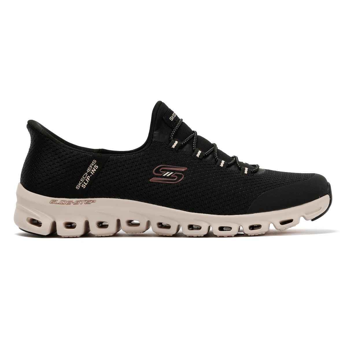 Skechers Slip-Ins Glide Step Vibey Mesh Women's Black Trainers