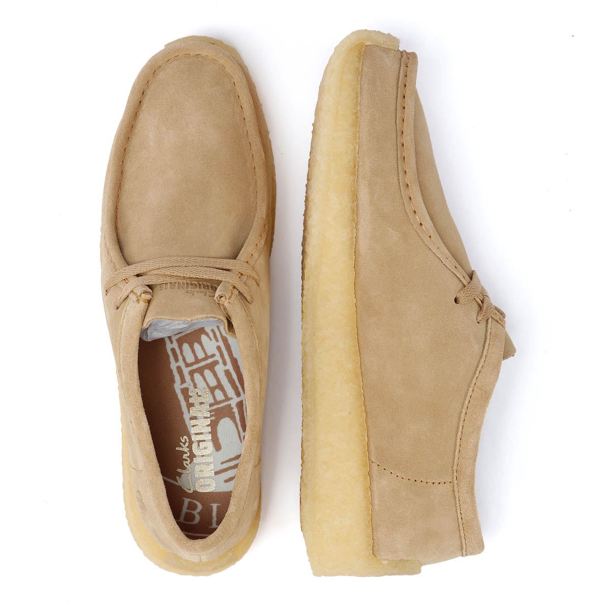 Clarks Originals Rossendale Suede Men's Desert Tan Lace-Up Shoes