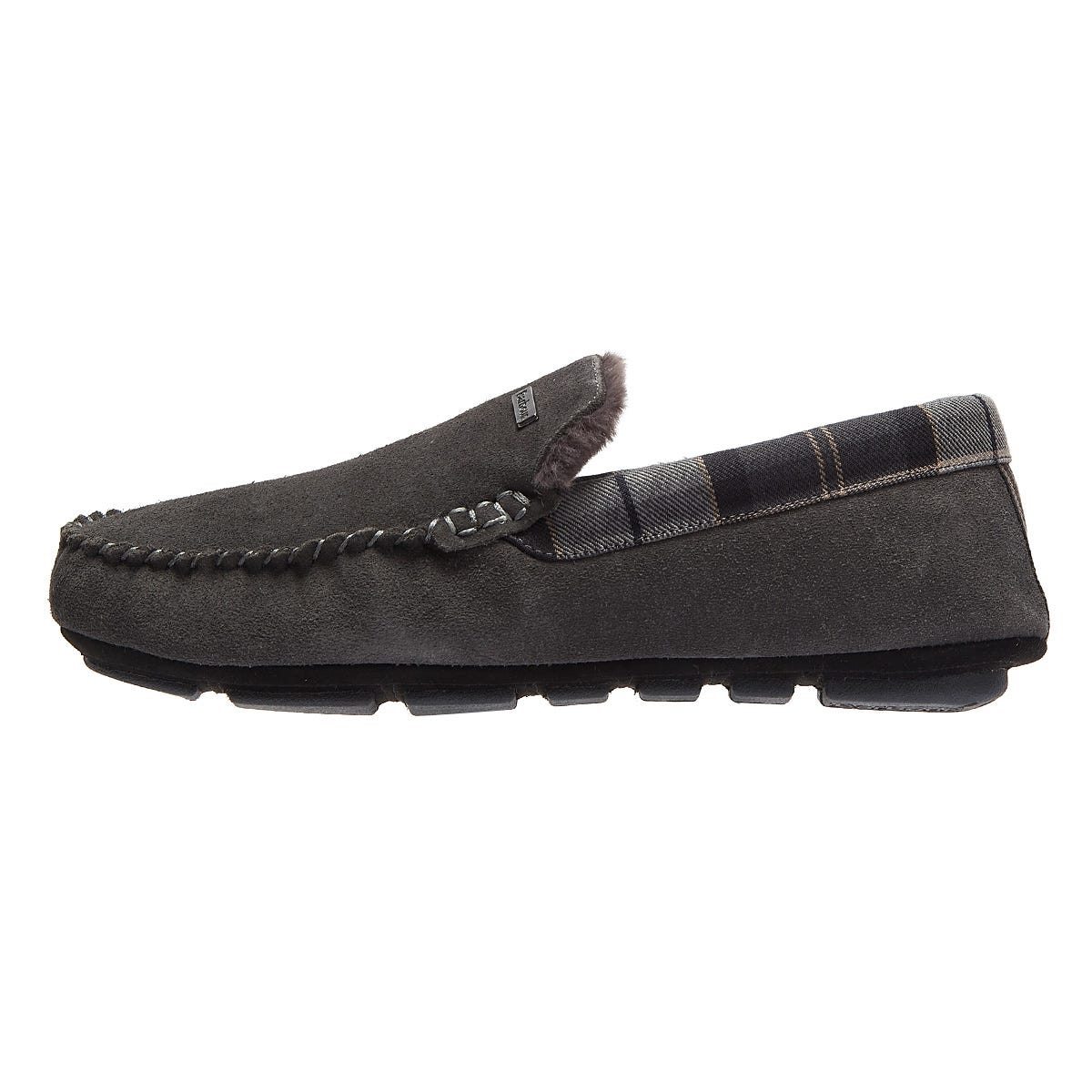 Barbour Monty Mens Grey Slippers