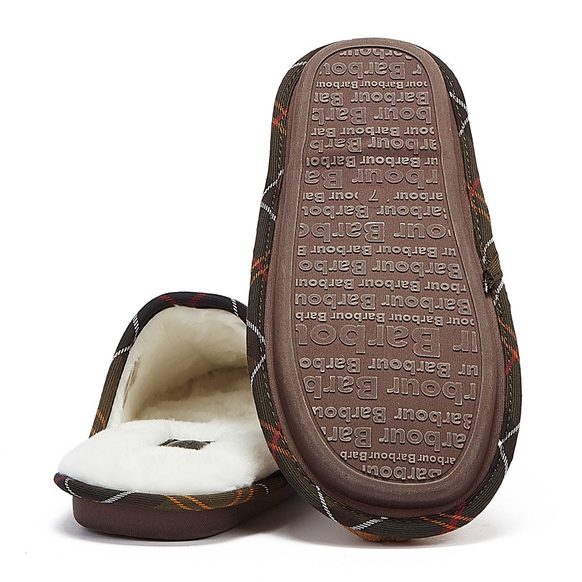 Barbour Young Suede Mens Sand Slippers