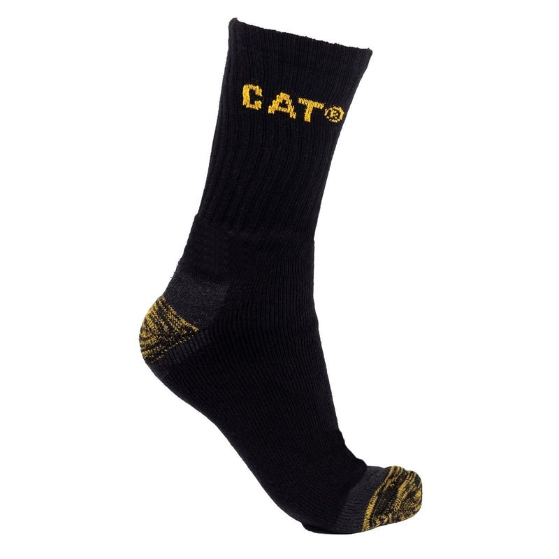 Caterpillar Premium Cotton Men's Black Work Socks