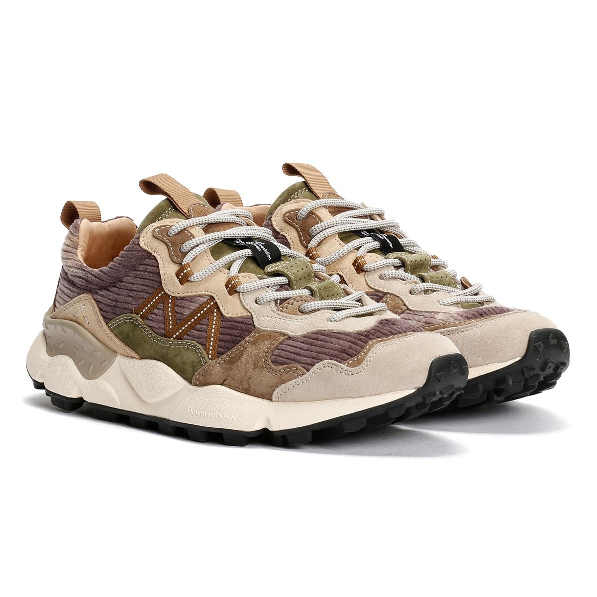 Flower Mountain Lenzan Lilac/Brown Trainers