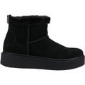 Hush Puppies Becca Suede Women's Black Winter Ankle Boots