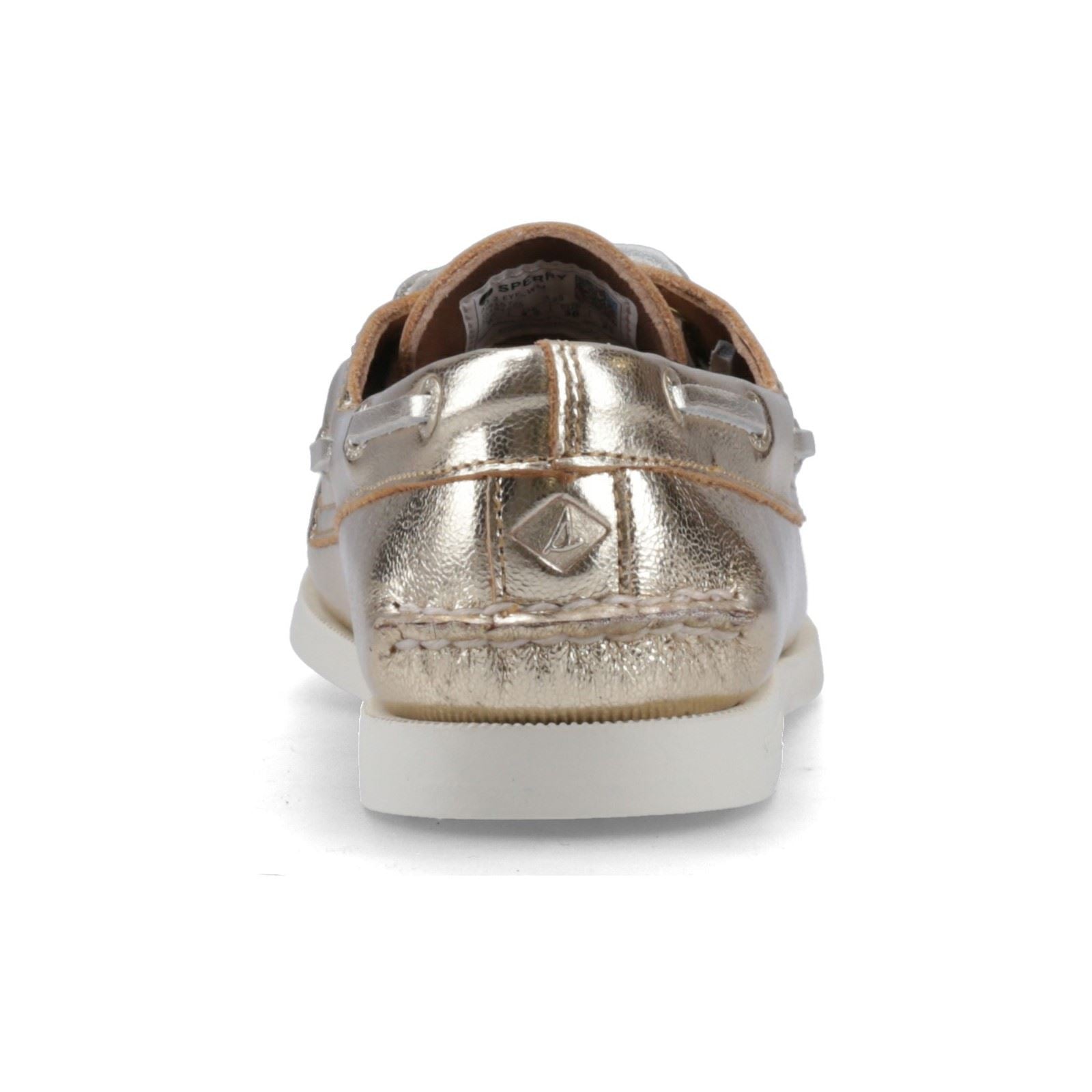 Sperry Authentic 2 Eye Leather Women's Gold Boat Shoes