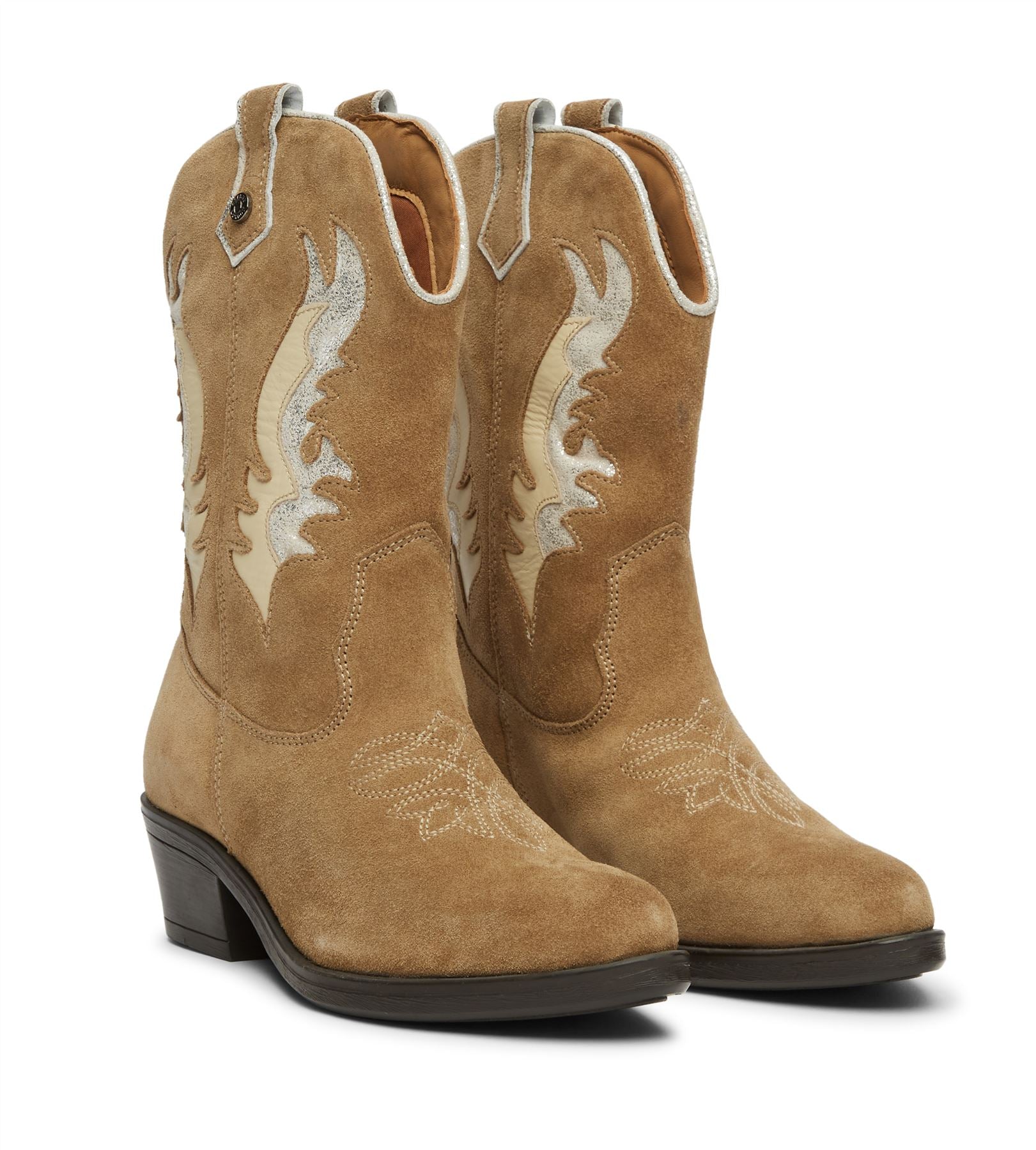 Osprey London The Louisville Leather/Suede Women's Mushroom Boots