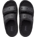 Crocs Classic Cozzzy Synthetic Women's Black Sandals