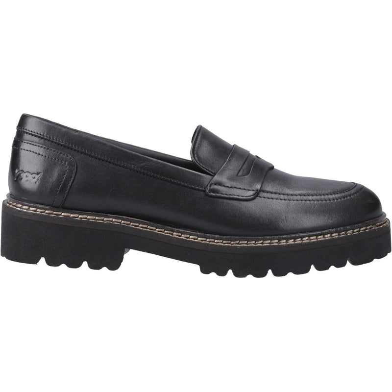 Pod Kenny Leather Women's Black Loafers