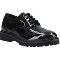 Hush Puppies Gabi Lace Up Leather Girls's Black Brogues