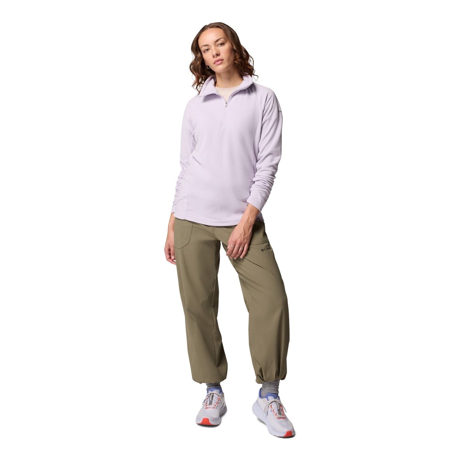 Columbia Glacial IV 1/2 Zip Women's Purple Fleece Jackets