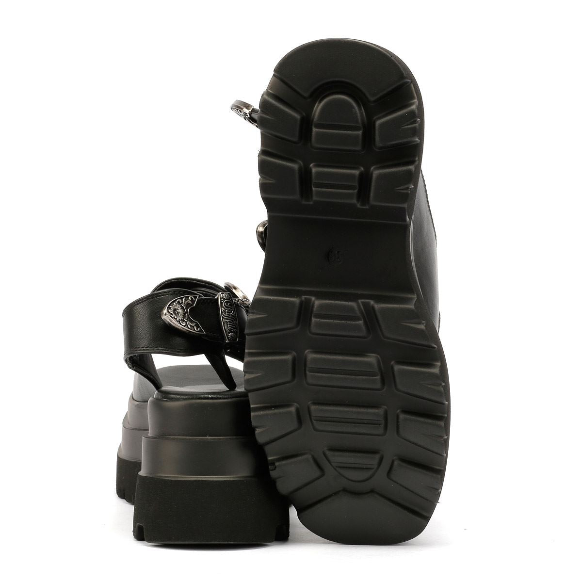 Buffalo Jupiter Ari West Women's Black Sandals