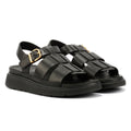 FitFlop GEN-FF Fisherman Leather Women's Black Sandals