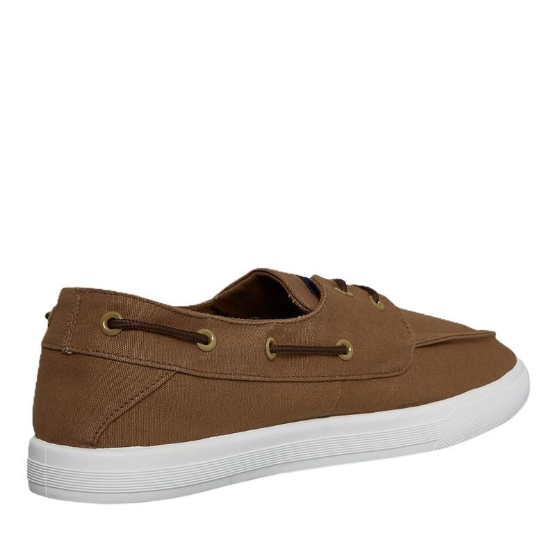 Penguin Sailor Canvas Men's Tan Lace-Up Shoes