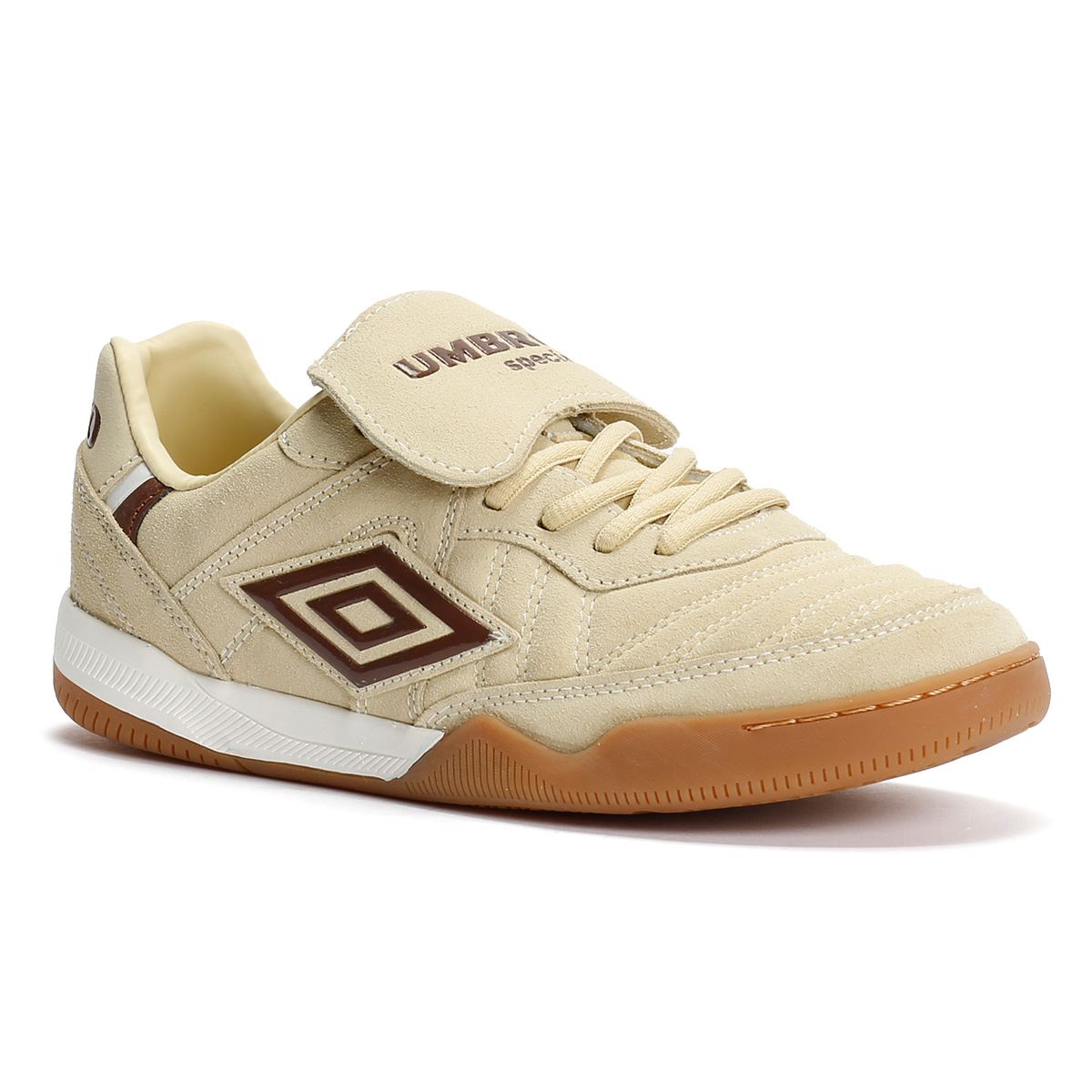Umbro Speciali TR Suede Cream/Dark Brown/White Trainers