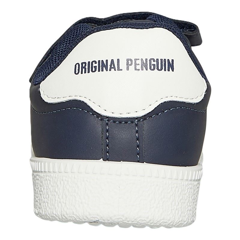Penguin Junior Soop Navy/White Trainers