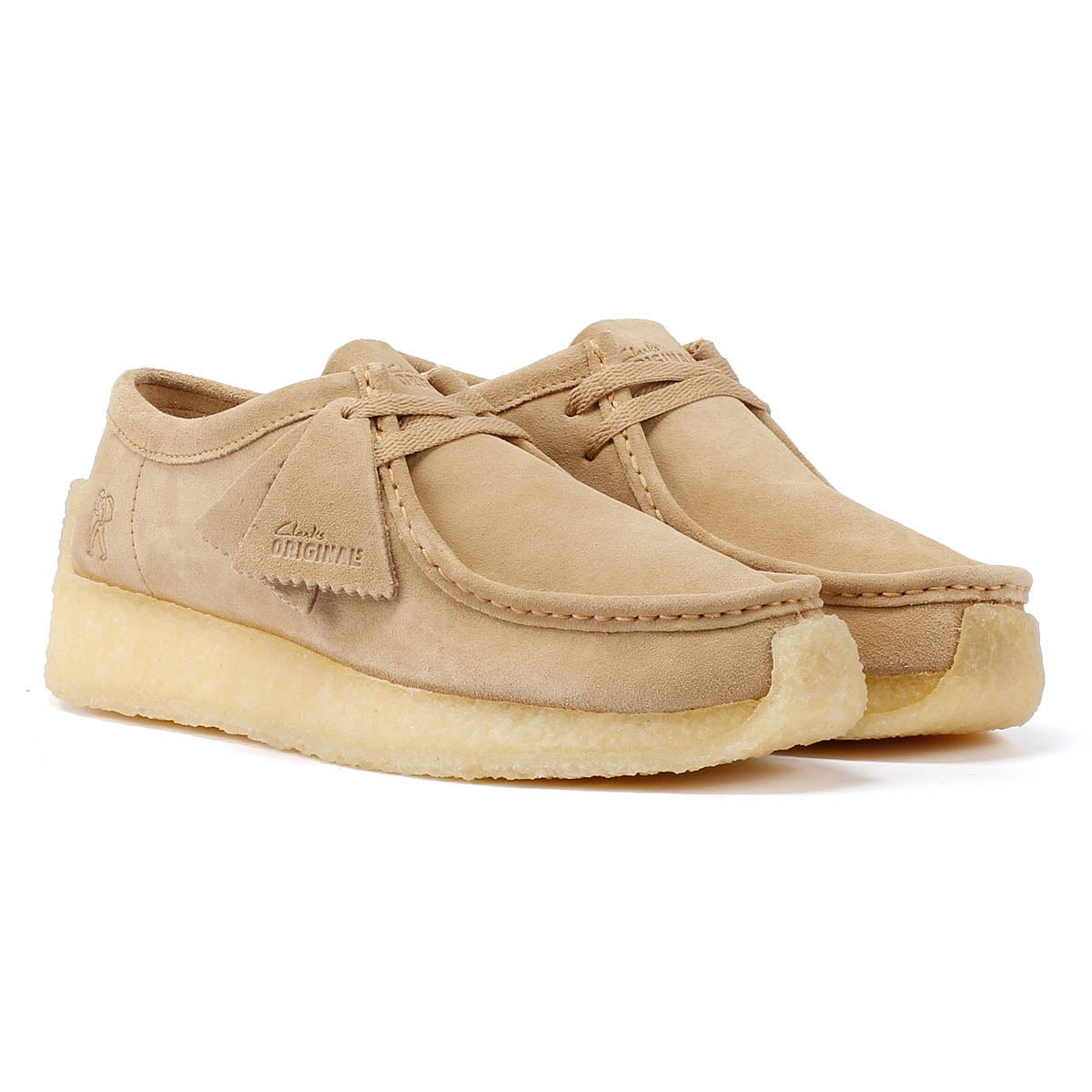 Clarks Originals Rossendale Suede Men's Desert Tan Lace-Up Shoes