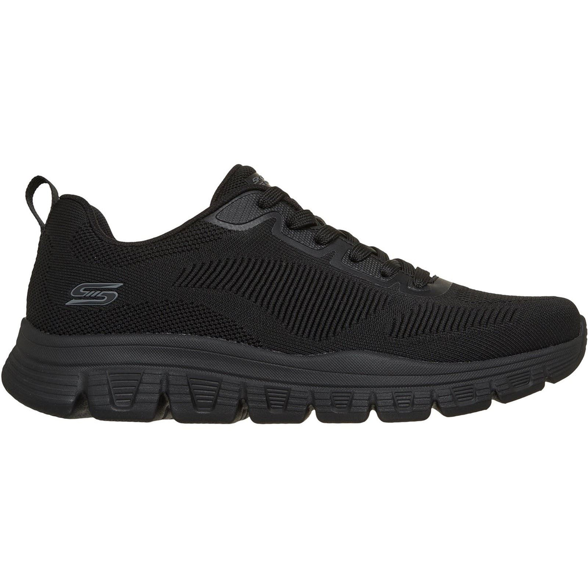 Skechers Bobs B Lite Textile Men's Black Trainers