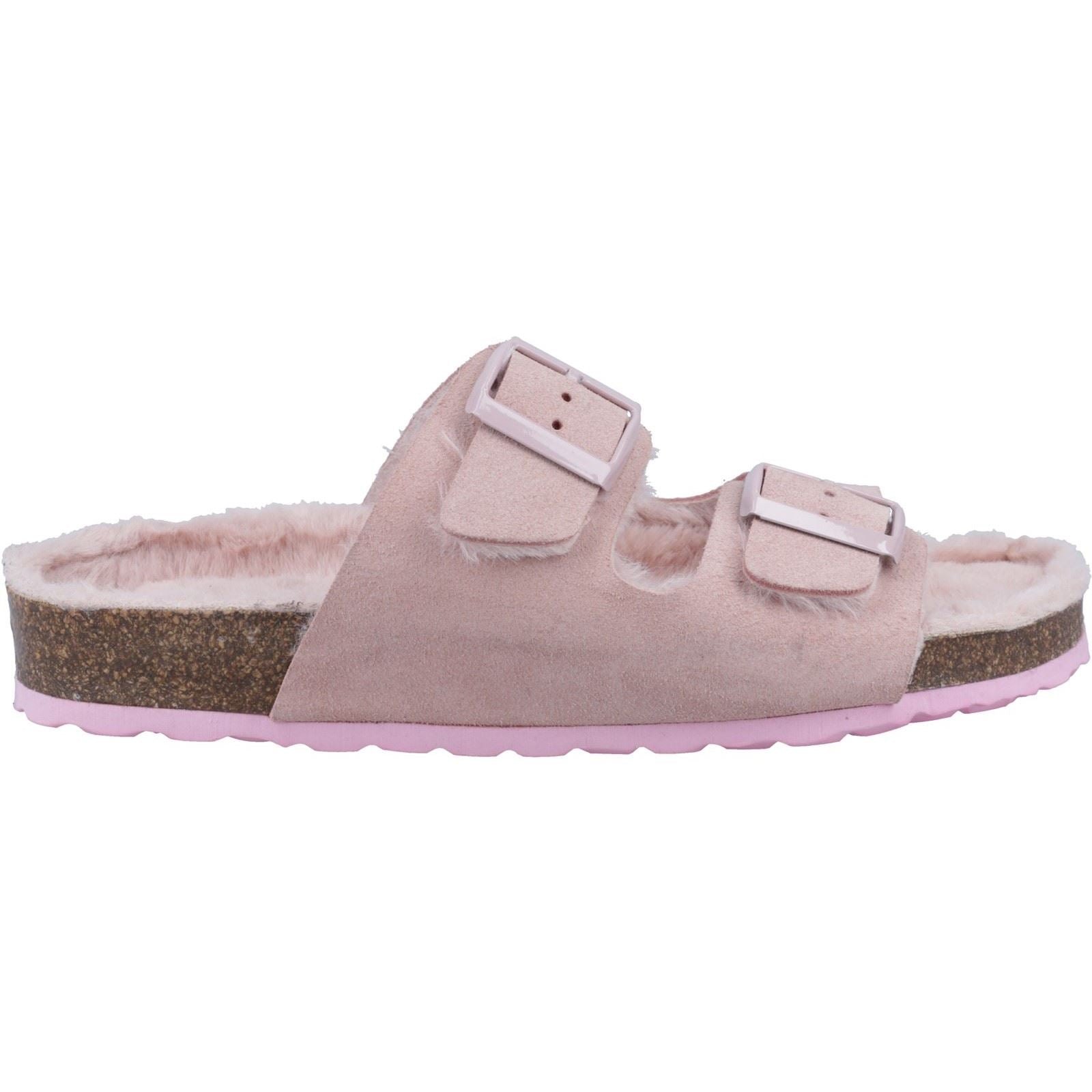 Hush Puppies Jessie Leather Women's Blush Slippers